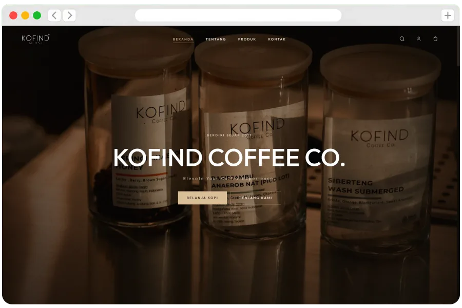 Contoh karya website